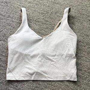 White Lululemon Align Tank